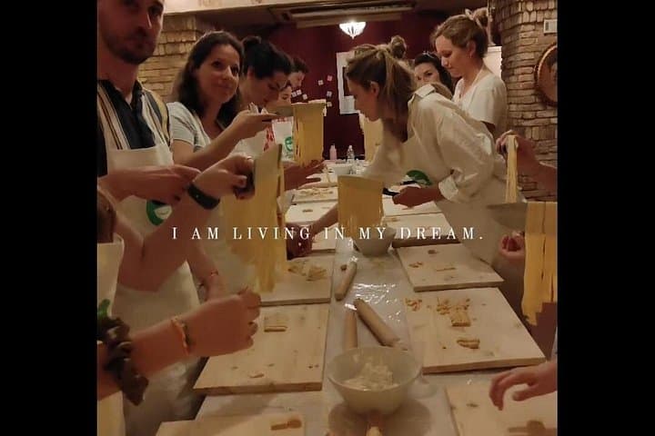 Authentic Cooking class pasta and tiramisu' at spanish steps