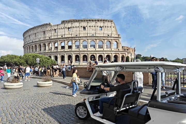 Golf Cart with Colosseum
