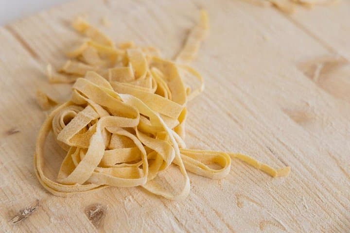 Homemade pasta prepared with love and fun.