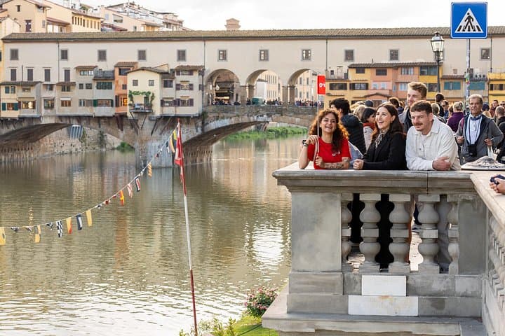 Reach the lively neighborhood of Santo Spirito by crossing over the city’s historic bridge Ponte Vecchio, which dates back to the 13th century!