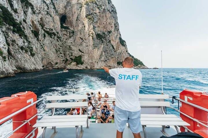 From Naples: Capri Boat Tour of the Caves with Free time