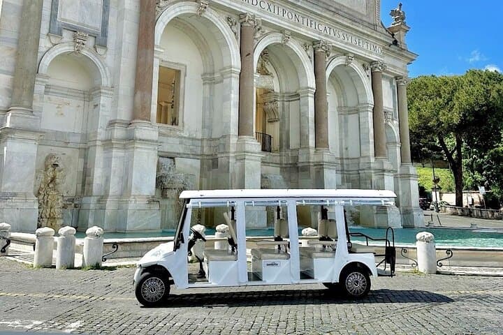 Rome Golf Cart Tour : Half-Day Private or Small Group Sightseeing