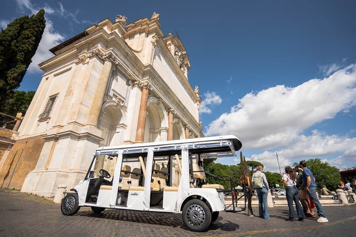 Rome Golf Cart Tour : Half-Day Private or Small Group Sightseeing
