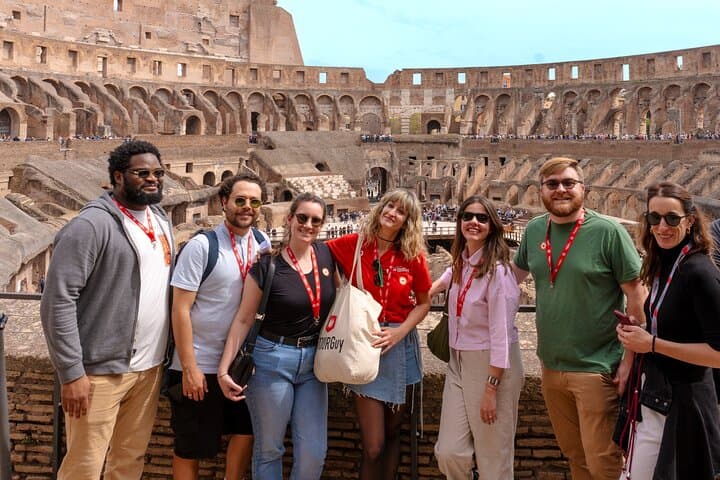 The first level of the Colosseum was reserved for the most important spectators: the emperor, senators, and other high-ranking officials. 