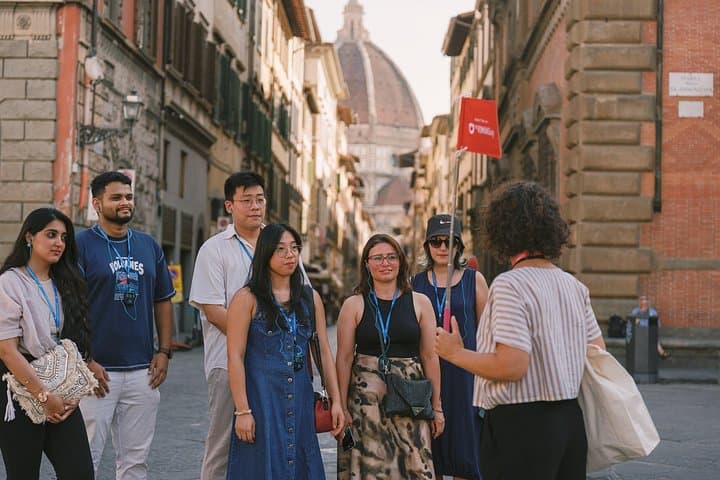 After finding your friendly guide and group members, take a short stroll to the Accademia Gallery while learning about the museum’s history