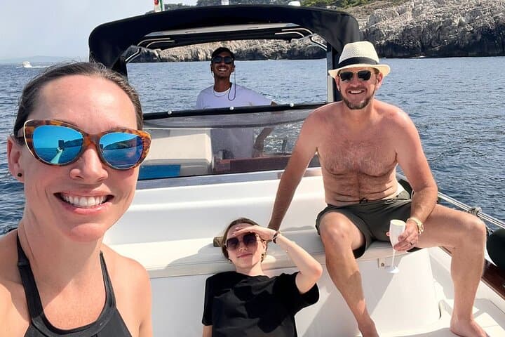 Private Scenic & Relaxing Boat Tour to Capri from Sorrento