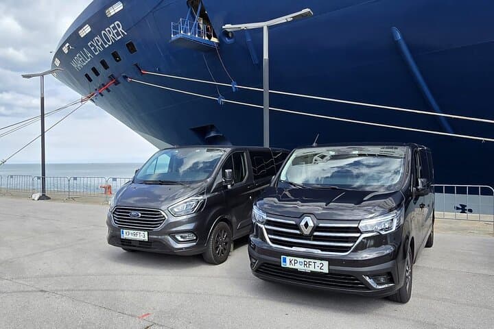Private transfers: Hotels, Airports and Cruise ship terminals