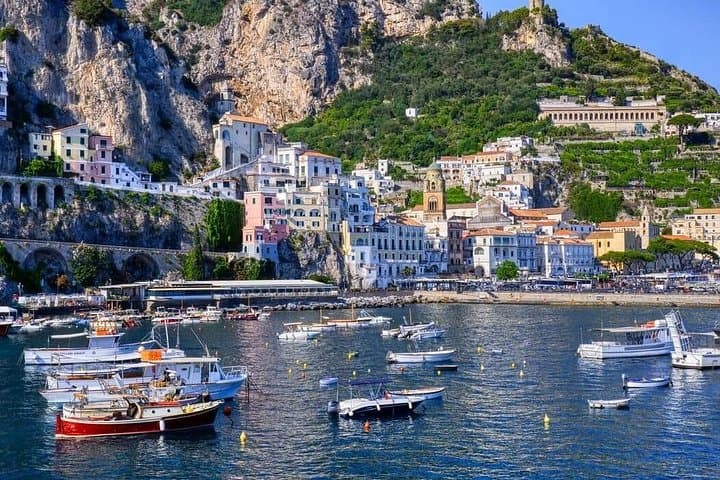 Amalfi Coast Adventure: Coastal Drive & Boat Cruise from Salerno