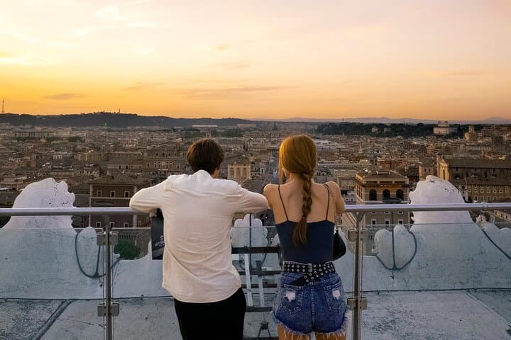Rome, Vittoriano Rooftop View and Palazzo Venezia Official Entry