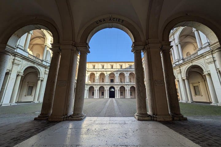 The yard of Palazzo Ducale in Modena