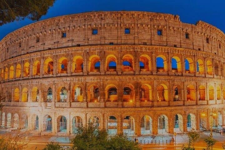 Colosseum in the sunset