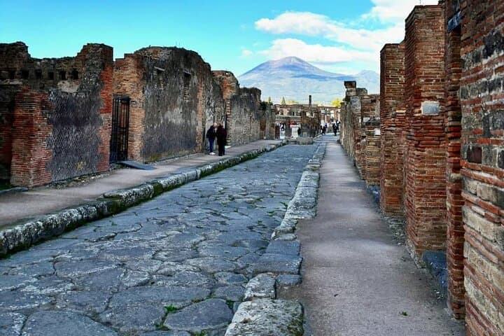 From Sorrento: Pompeii and Mount Vesuvius Day Trip with Guide
