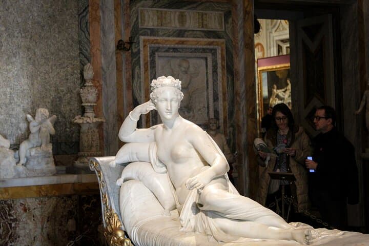 Borghese Gallery Entry Ticket with Audio Guide App