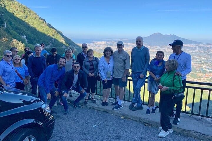 In general the journey takes about 3-4 hours depending on traffic conditions and will take you through breathtaking landscapes along the Amalfi Coast.