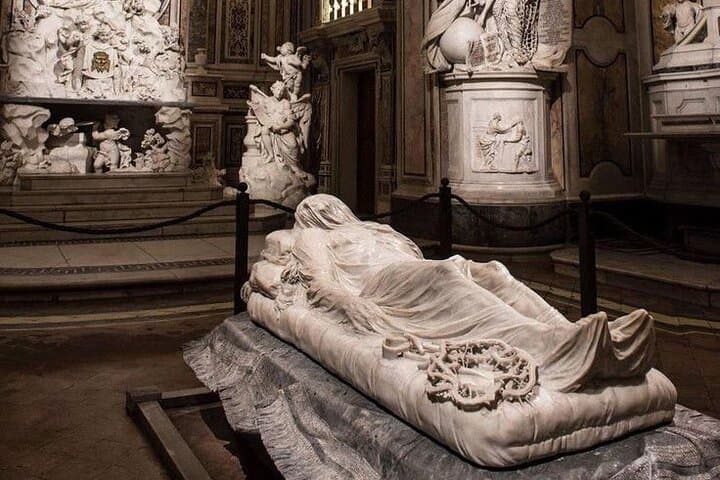 Naples Chapel of Sansevero and the Veiled Christ with Ticket