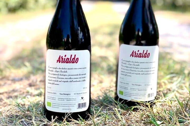 Organic farm wine