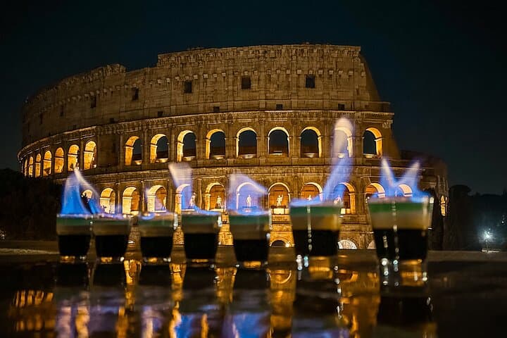 Rome Night Out: Colosseum Terrace, Dinner & Cocktails