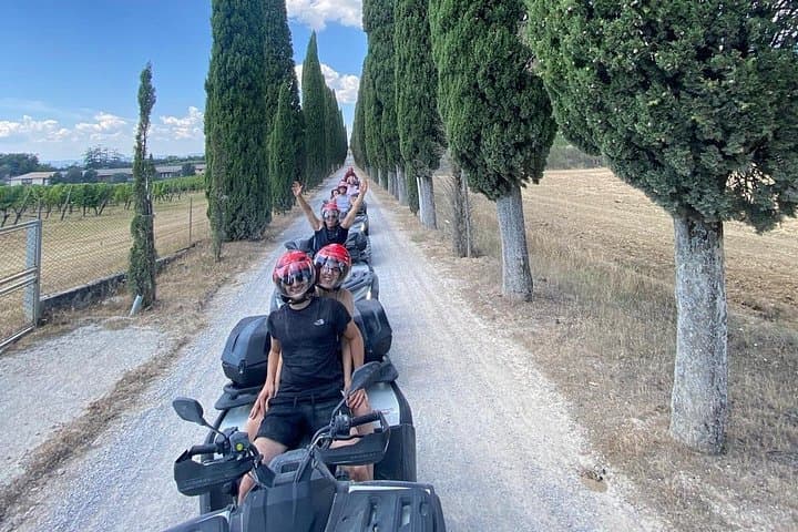 Wine Tasting ATV tour in Tuscan countryside