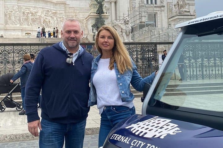 Rome Private Sightseeing Tour by Golf Cart