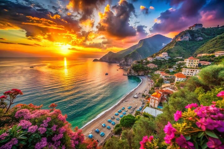 Private Transfer from Naples to Praiano, Hotel-to-hotel, English-