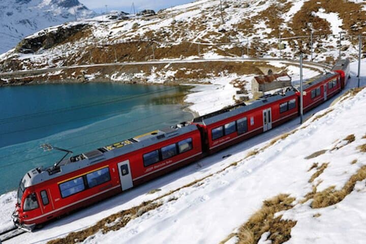 Wonders of the Alps: Bernina Express Tour to St. Moritz