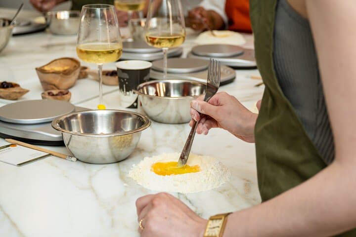 Exclusive Pasta & Tiramisu Class with Wine near by Colosseum