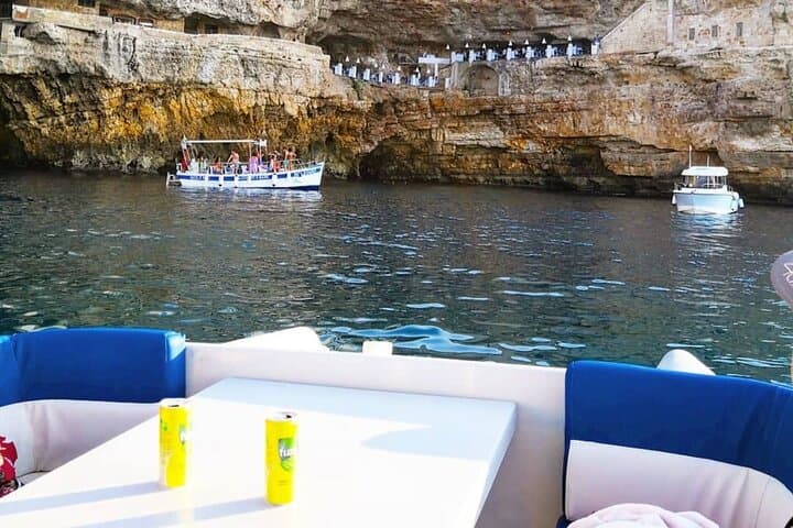 Polignano a Mare : Caves, Prosecco and Swimming Boat Tour