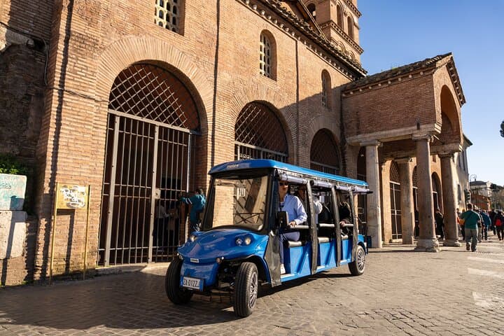 Rome Golf Cart Tour with Gelato and Souvenir