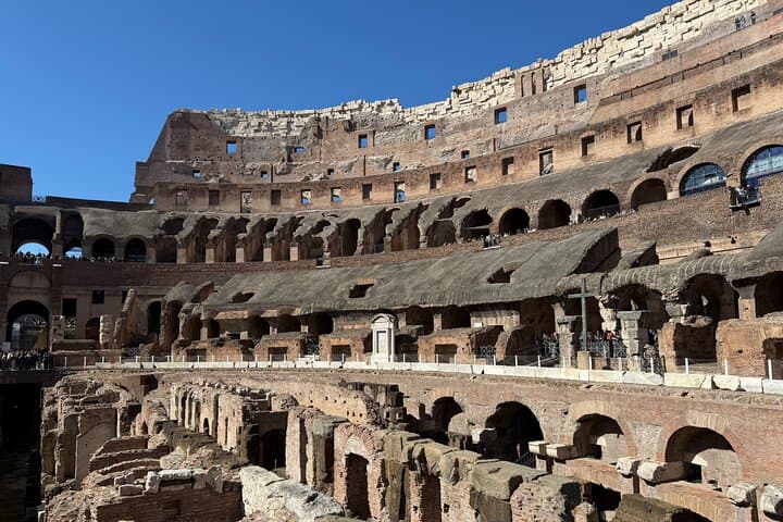 Inside of the colosseum