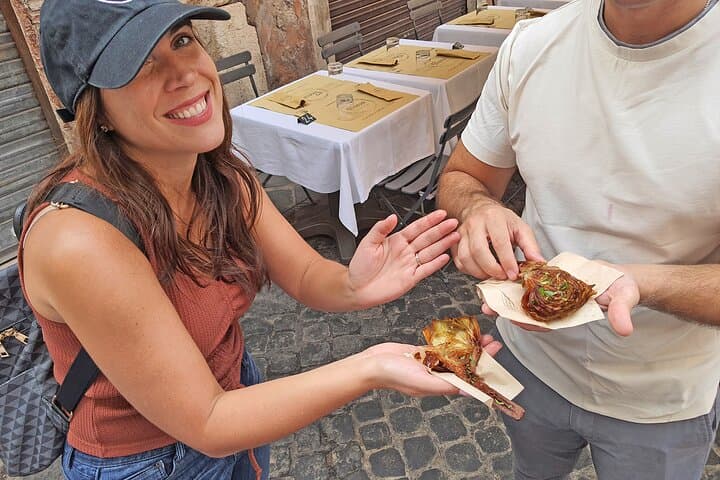 Rome Street Food Tour and Jewish Ghetto Area Guided Sightseeing