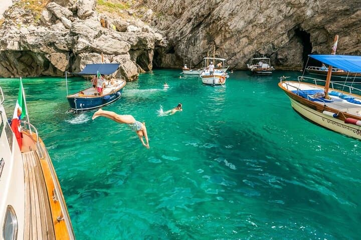 From Sorrento: Capri & Optional Blue Grotto Boat Tour