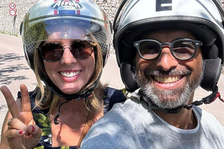 Self driven private audioguided Amalfi Coast Vespa Tour