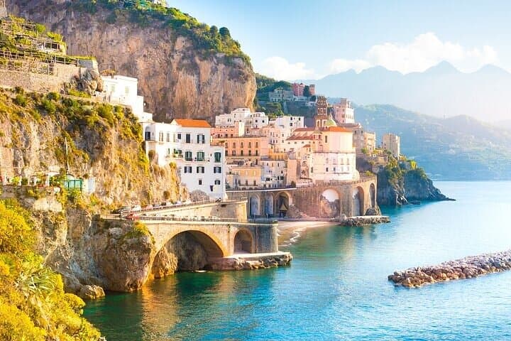 From Rome: Amalfi Coast, Positano & Amalfi by boat and train