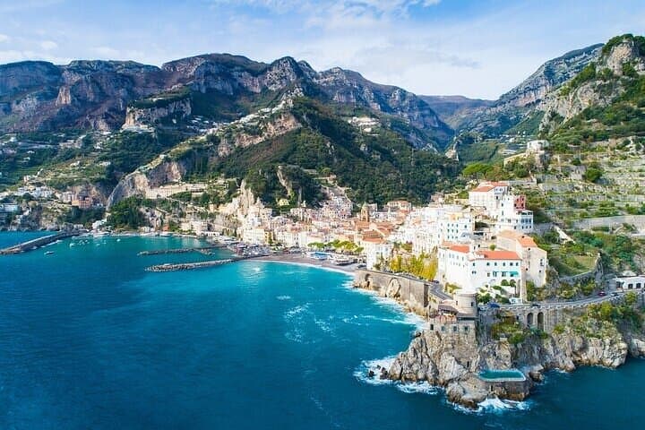 From Rome: Amalfi Coast, Positano & Amalfi by boat and train