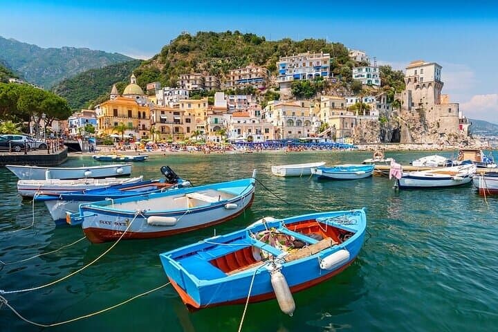 From Rome: Amalfi Coast, Positano & Amalfi by boat and train