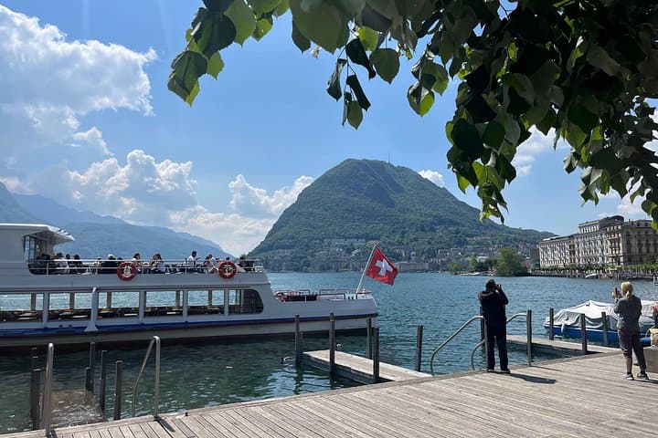 From Como: Lugano, Bellagio and Como exclusive Boat Tour