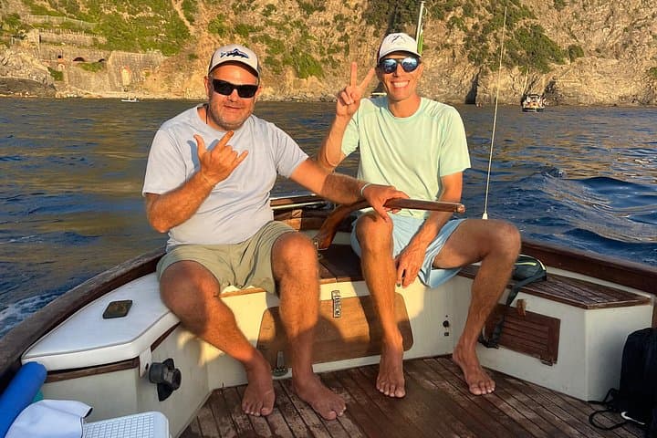 Cinque Terre Boat Tour with 30 Minute Marine Reserve Stop