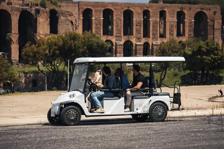 Rome Private Golf Cart Tour with gelato stop