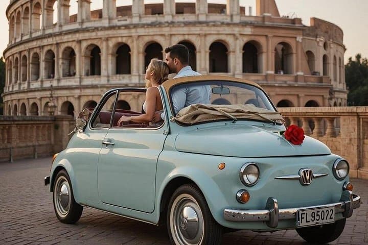 Rome Private Tour with Vintage Car