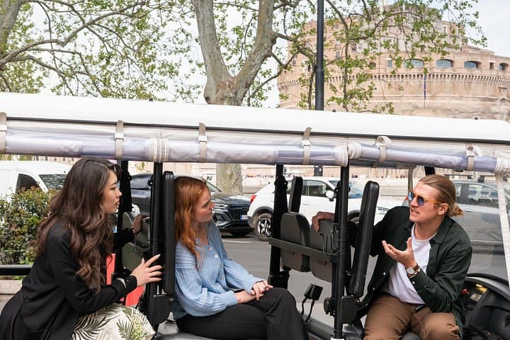 Rome Golf Cart Tour with Local Driver