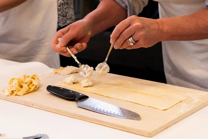 Fettuccine Ravioli and Tiramisu Cooking Class in Rome