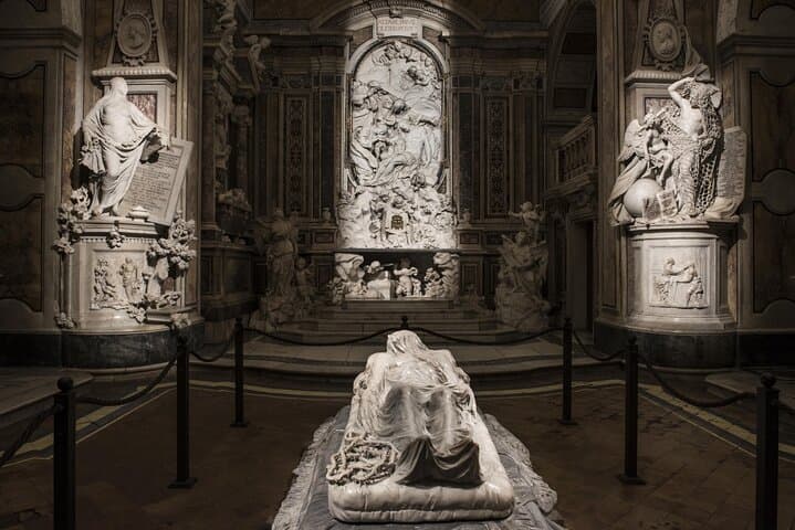 Naples Chapel of Sansevero and the Veiled Christ with Ticket