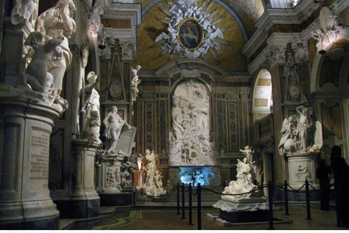 Naples Chapel of Sansevero and the Veiled Christ with Ticket