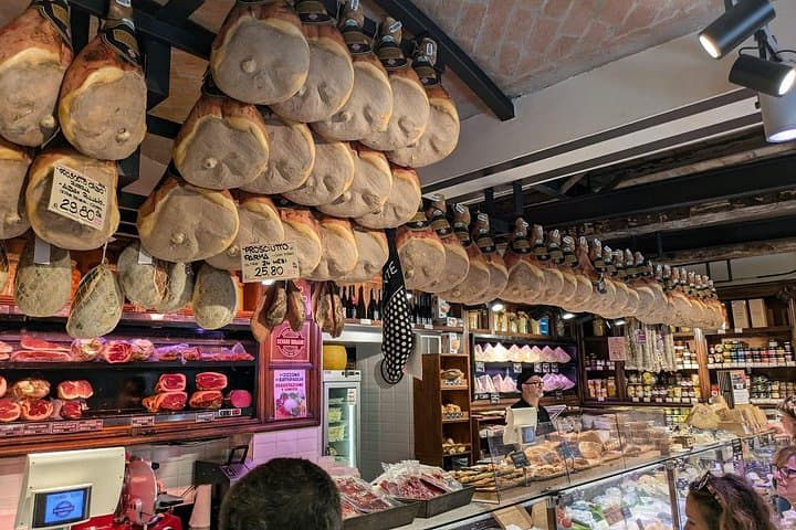 Inside old delicatessen shops