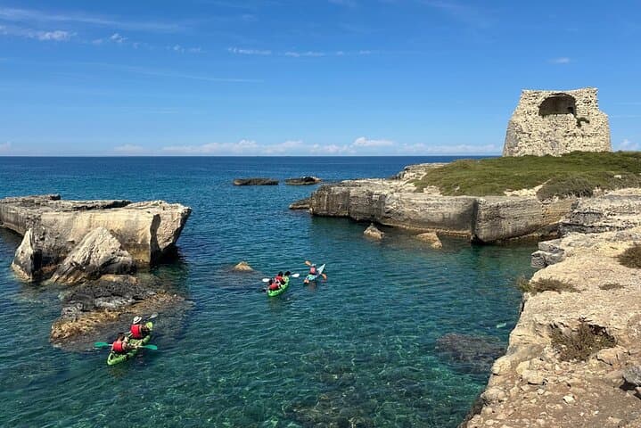 Kayak and canoe tour to Roca Vecchia and La Grotta della Poesia