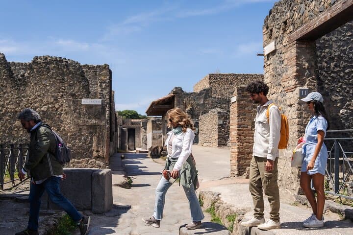 Pompeii & Herculaneum by Train from Rome with Pizza Lunch