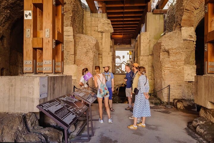 Colosseum Underground & Arena Floor with Roman Forum Tour