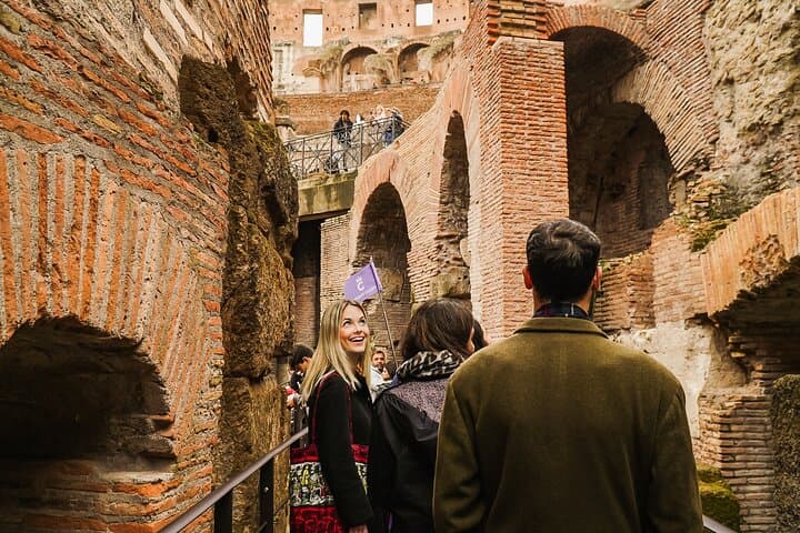 Colosseum Underground & Arena Floor with Roman Forum Tour