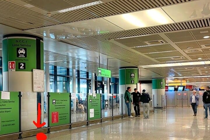 From Rome Hotel to Fiumicino Airport (FCO) 3-8 People