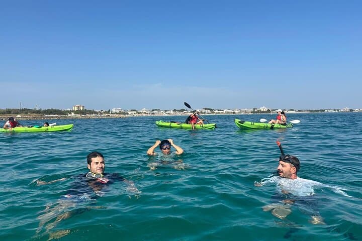 Kayaking & Snorkeling: Porto Cesareo and Rabbit Island